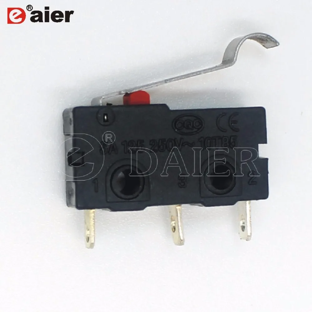 10 шт./лот SPDT мгновенного микро выключатели KW4 Z4F150 5 ампер 125VAC 150GF T85 черные дуги