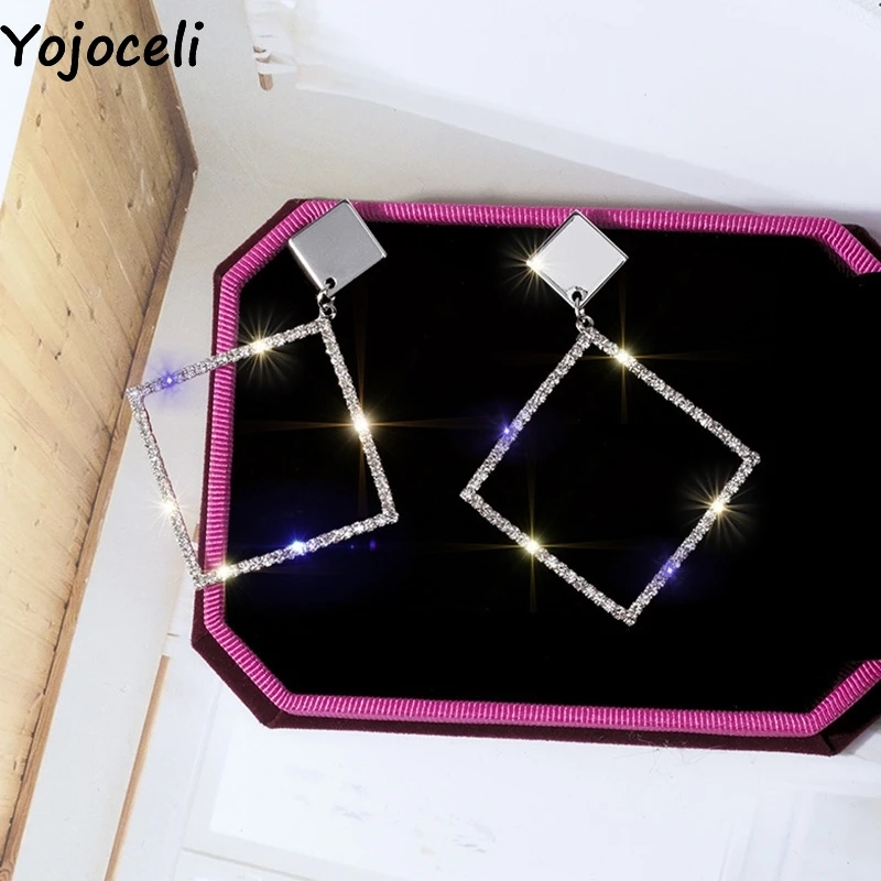 Серьги Yojoceli Bling star Стразы женские ювелирные изделия серьги пляжные вечерние
