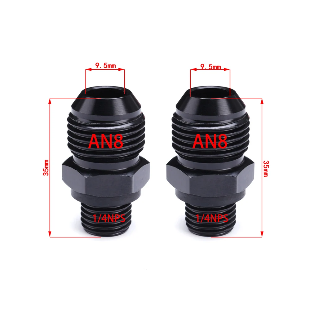CNSPEED алюминиевый AN6 & AN8 1/4NPS трансмиссионный масляный охладитель адаптер для GM Turbo