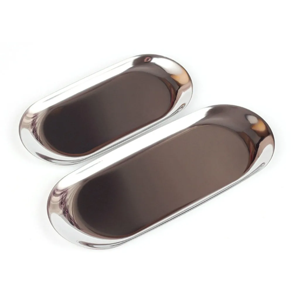 Металлическая пластина для демонстрации фруктов из нержавеющей стали золотой