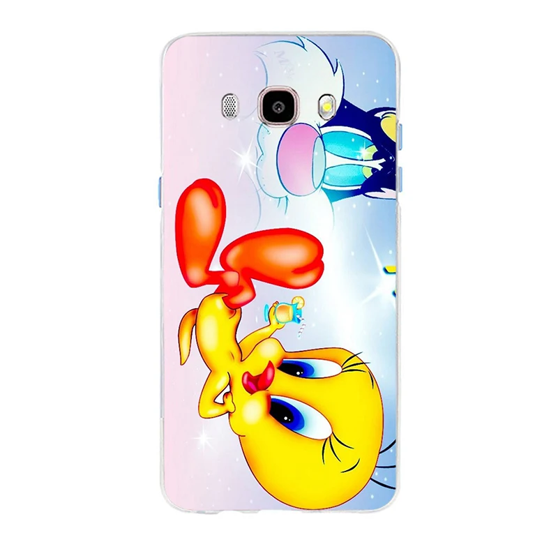 Tweety чехол с изображением птиц Мягкий Силиконовый ТПУ для телефона Samsung Galaxy S6 S6edge