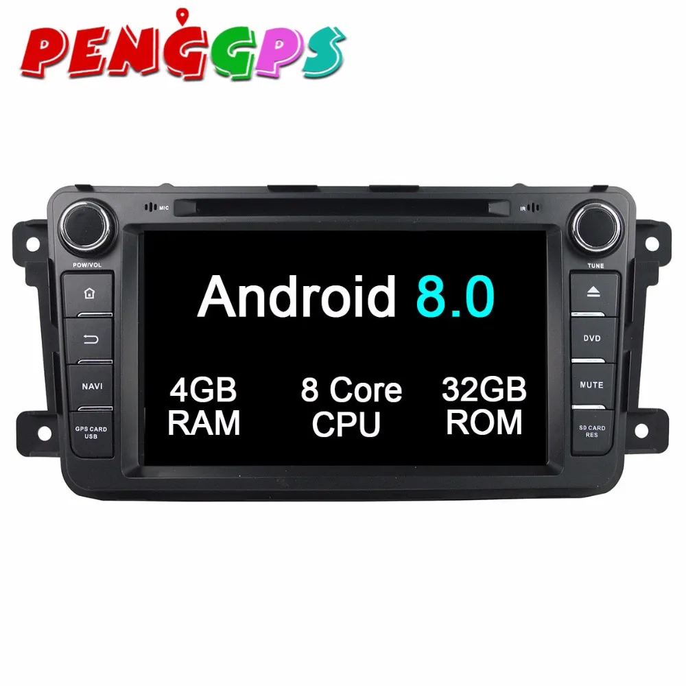 2 din автомобильное радио gps навигация головное устройство для Mazda CX 9 2007 2016 Android 8 0 4 +