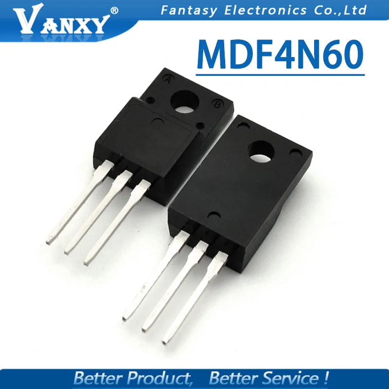 10 шт. MDF4N60 TO-220F 4N60 TO220F TO220 600V 4A
