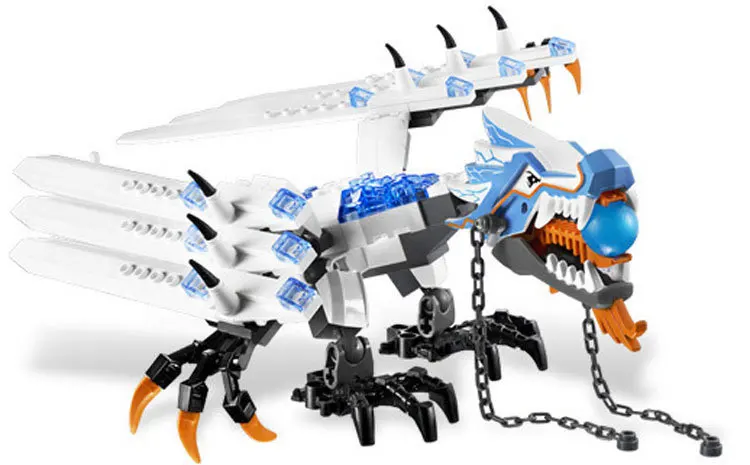 Legoing Ninjago 9729 ледяной дракон атака 158 шт. модель строительные блоки кирпичи игрушки