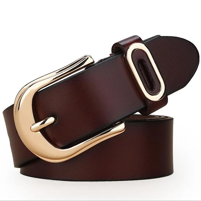 Ремень женский из натуральной кожи с металлической пряжкой|belts for women|belts women brandbrand