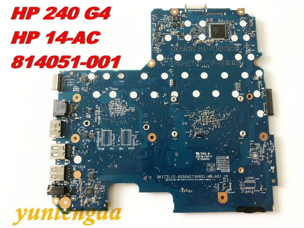 Оригинальная материнская плата для HP 240 G4 14 A AC Материнские платы 814051 001