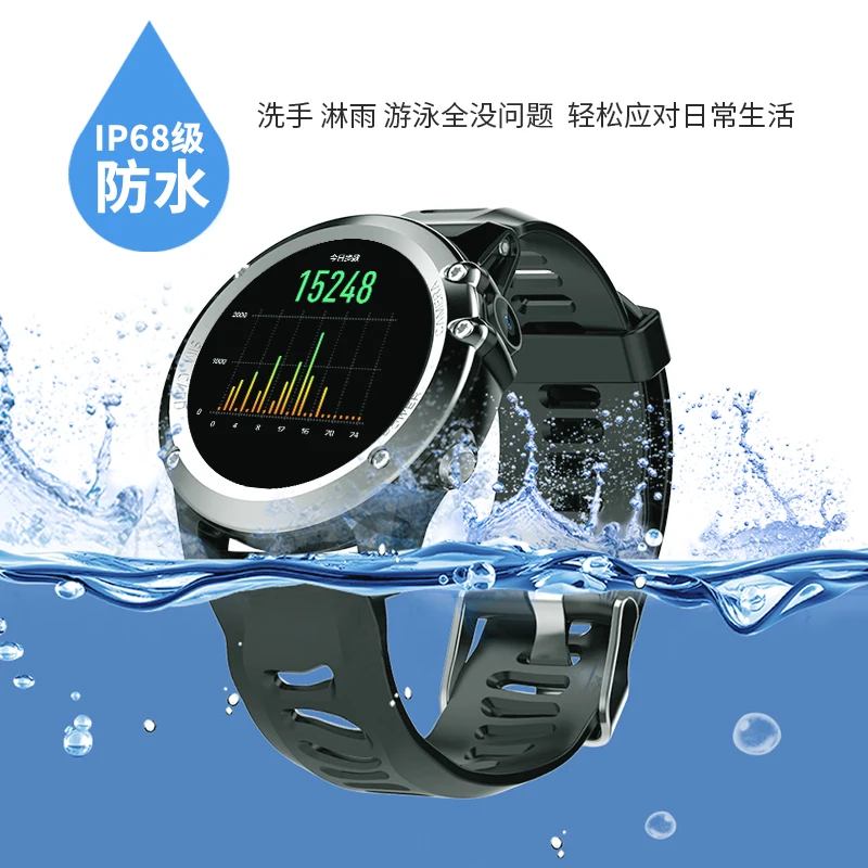 EnohpLX H1 android 4 Смарт часы водонепроницаемые 1 39 дюймов mtk6572 SmartWatch телефон Поддержка 3g