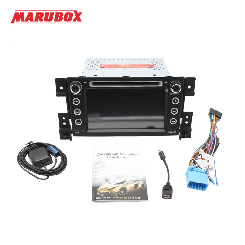 Мультимедийный плеер MARUBOX 7A905DT3 2DIN Android 7 1 для Suzuki Grand Vitara четырехъядерный