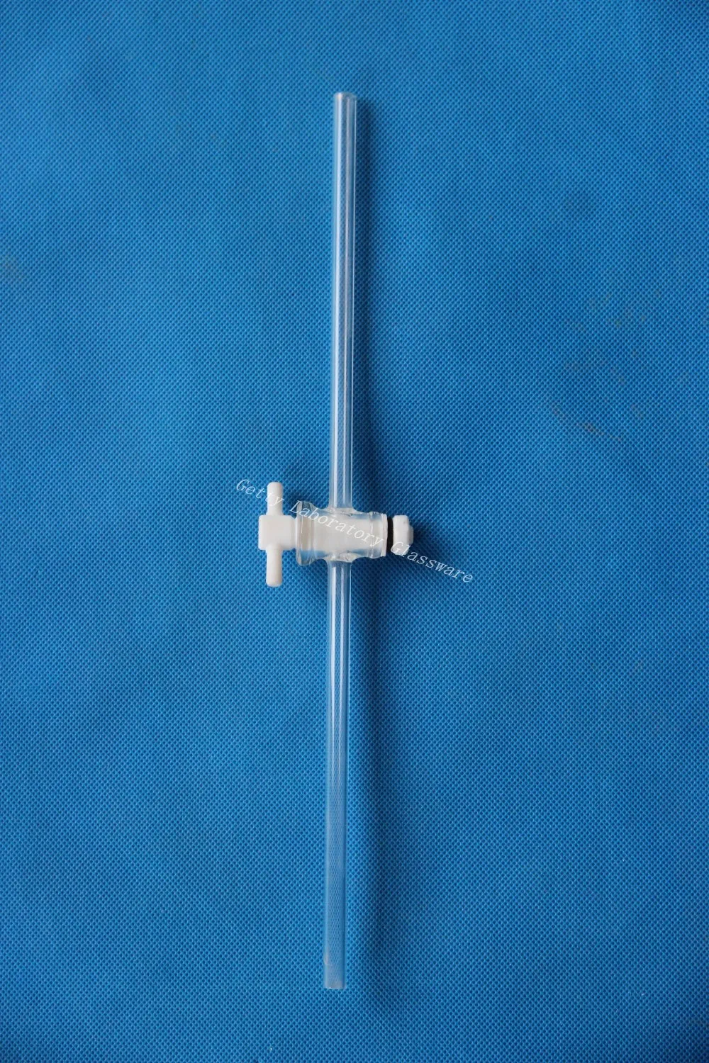 Лабораторное стекло ПТФЭ с соединительной трубкой длиной 30 см материал