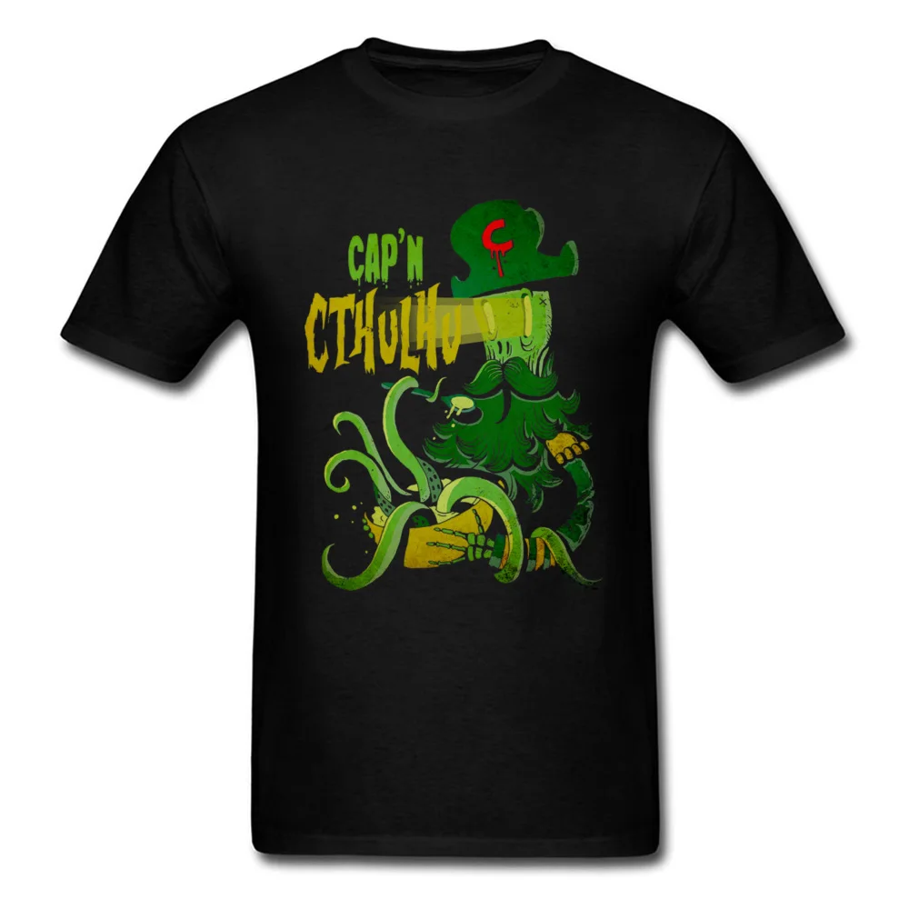 Футболка с надписью Cap n Cthulhu для мужчин топы очень странные дела летняя футболка