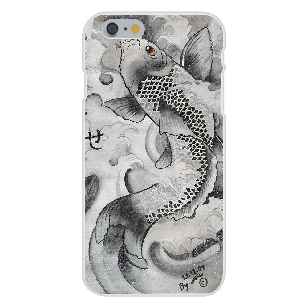 Koi Fish Japanese Art Для Huawei P7 P8 P9 P10 P20 P30 Lite Mini Plus Pro 2017 2018 2019 Мягкий ТПУ дизайн|Бамперы| |
