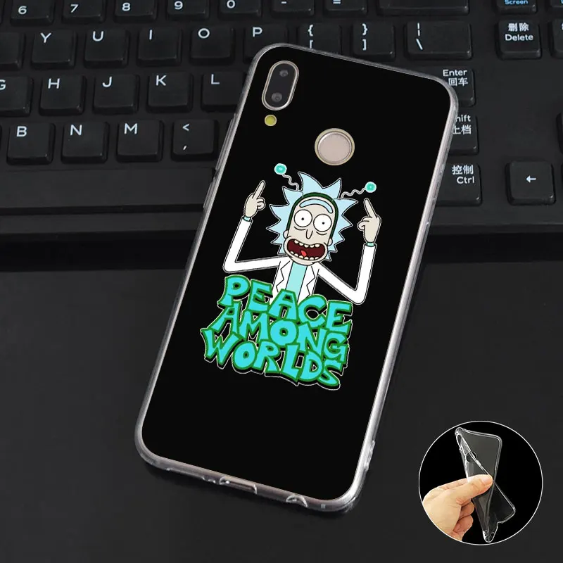 DREAMFOX M552 Rick And Morty Soft TPU Silicone Case Cover For Huawei Honor 6A 6C 7X 9 10 P20 P30 Lite Pro P Smart 2019 |