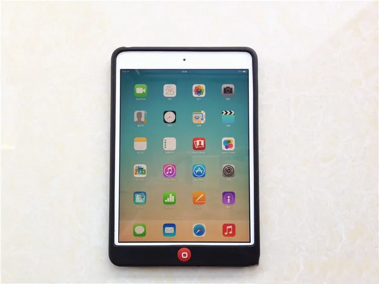 Black Цветные мягкие прозрачные, силиконовые, резиновые ТПУ чехол для iPad Mini гелевый Чехол для iPad Mini 2 3 задняя крышка для iPad Mini 1 2 3 - Цвет: Black