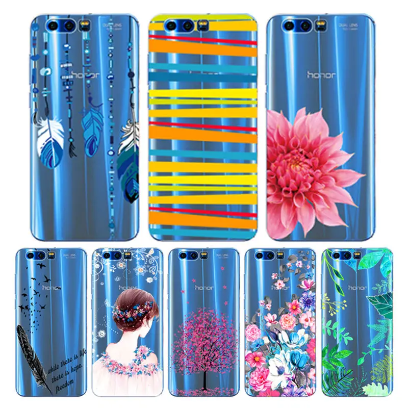 Phone Case for Huawei Honor 7C RU Soft Silicone Cover 10 V10 9 V9 Smart TPU 7A 7X lite 8X Fundas |