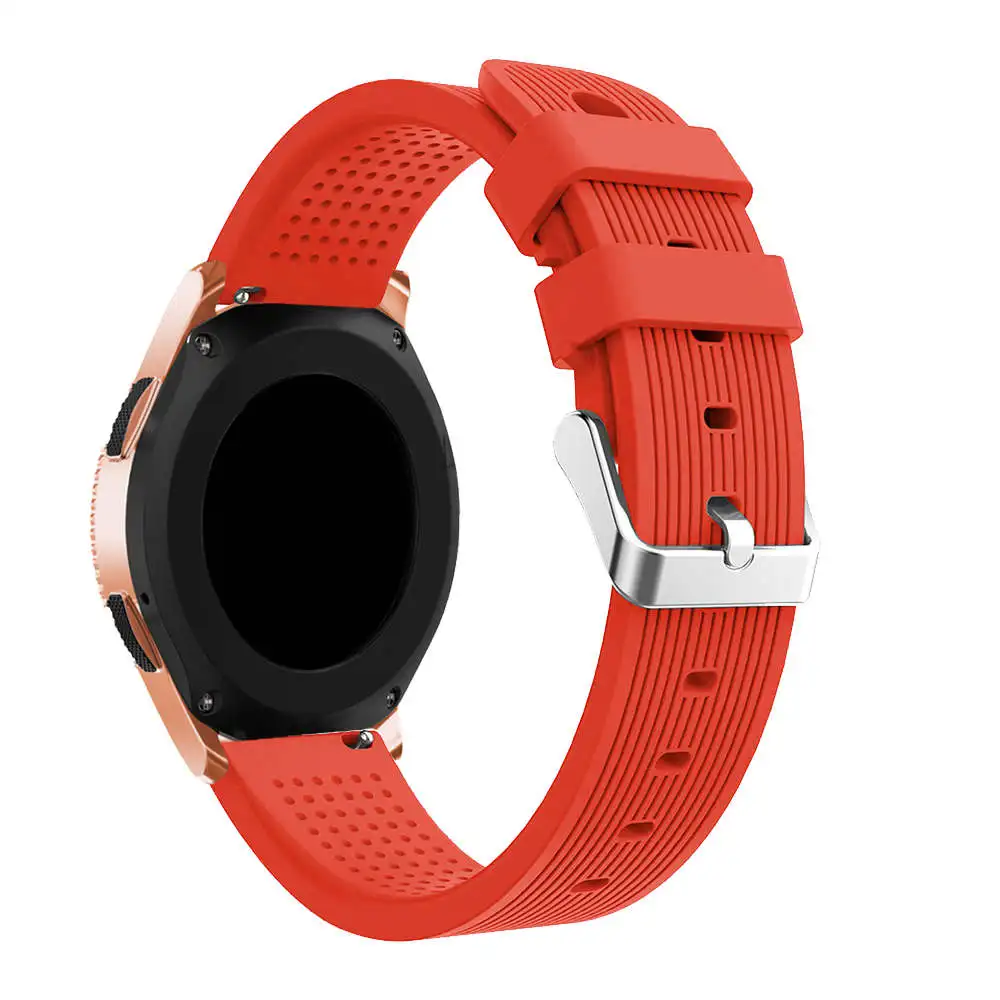 Силиконовый ремешок 20 мм для смарт часов Garmin Forerunner 645 245 245M Vivoactive 3 цветной