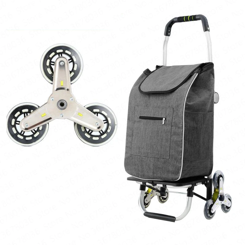 Небольшая складная тележка для альпинизма багажа супермаркет портативный