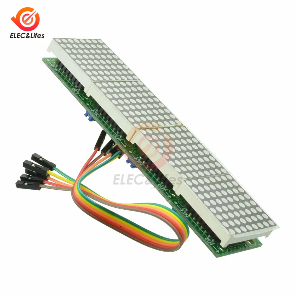 MAX7219 точечно матричный модуль для Arduino AVR микроконтроллер 4 предмета в одном