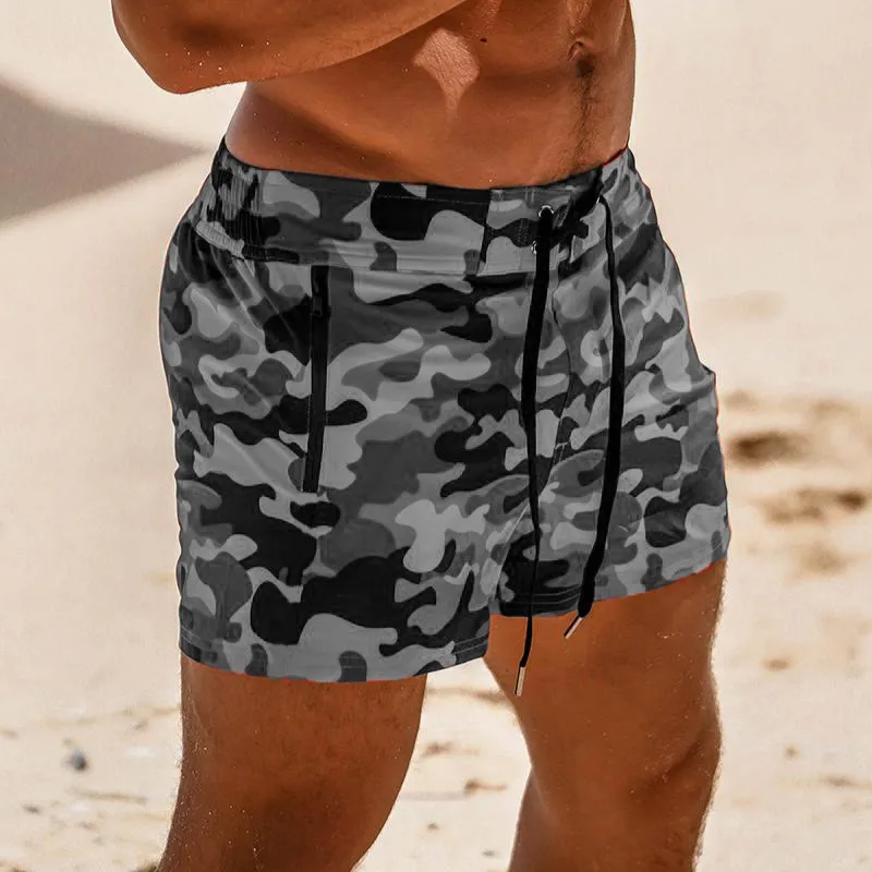 Популярные летние мужские шорты для серфинга камуфляжные плавки нижнее белье