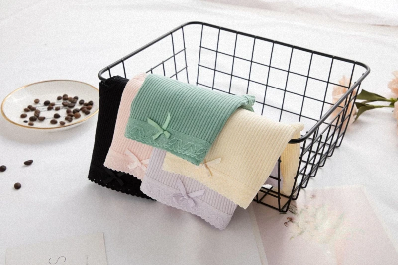 2 шт./Лот хлопковые трусики женское хлопковое нижнее белье с рисунком женские