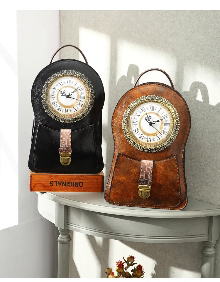 Винтажная Сумка-часы женский рюкзак Mochilas Mujer женский рюкзак Mochila Masculina Femme Hombre школьные рюкзаки