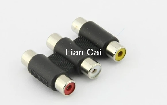 20 шт. 3 Way RCA Женский Джек кабель с разъемом Jack аудио видео переходник Кабель