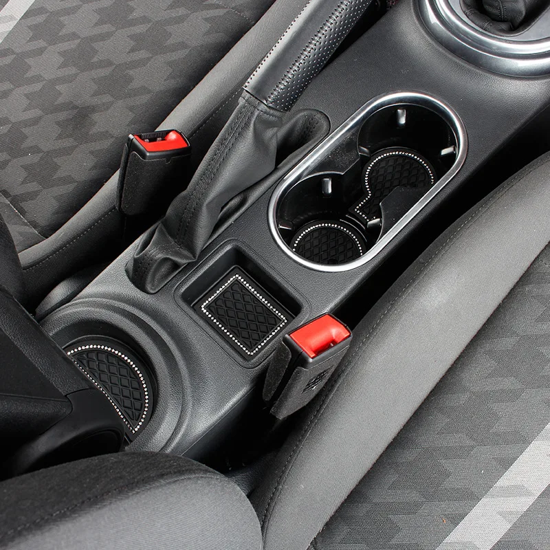 8 шт. автомобильный Стайлинг Декор дверь паз коврик подстаканник для Volkswagen Beetle 2012