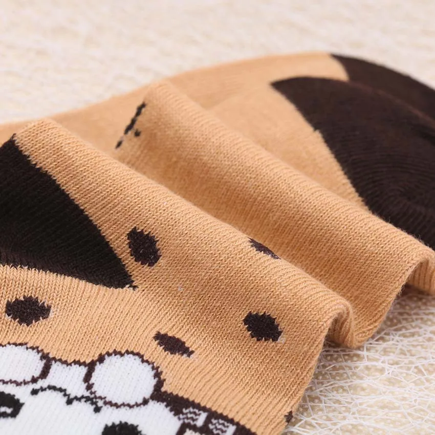 5 пар/партия носки для девочек Calcetines Mujer модные забавные рождественские с
