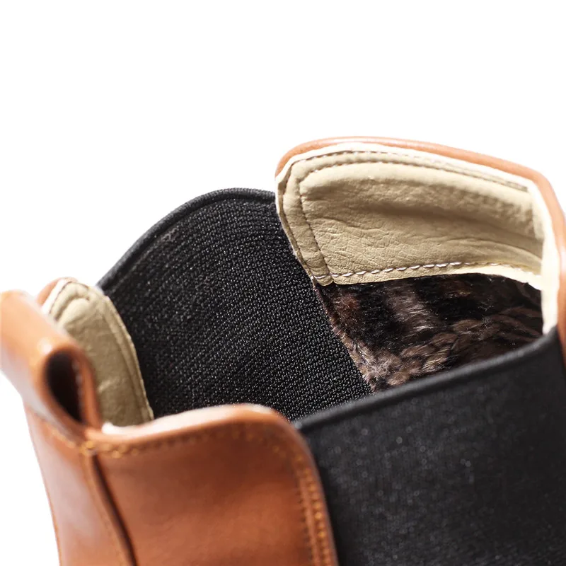 Женские ботильоны на массивном каблуке средней высоты YMECHIC черные и серые