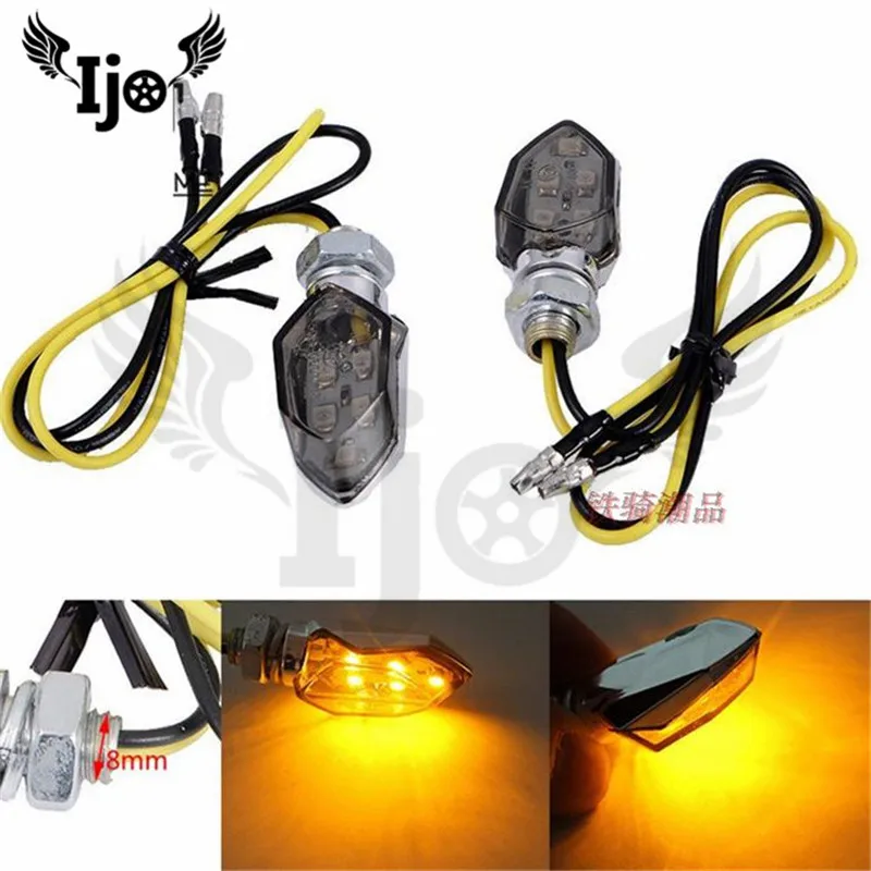 

Мотоцикл LED Сигнал поворота лампы Лампа сигнала поворота 8 мм Винт п для мотоцикла Kawasaki Профессиональный сигнал поворота светильник