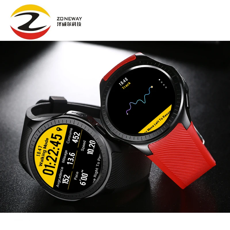 2018 gps L1 Smartwatch телефон 1 3 ''спортивные Смарт часы Android iOS MTK2503 сердечного ритма 2G
