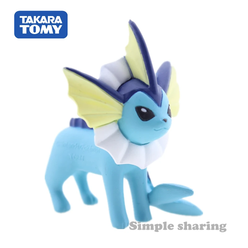 Takara Tomy Tomica Moncolle игровых ЕХ-модель воды Вапореон аниме Рисунок Детские литые