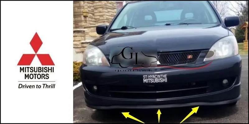 Бампер для губ Mitsubishi Dion передний спойлер юбка TopGear Friends тюнинг