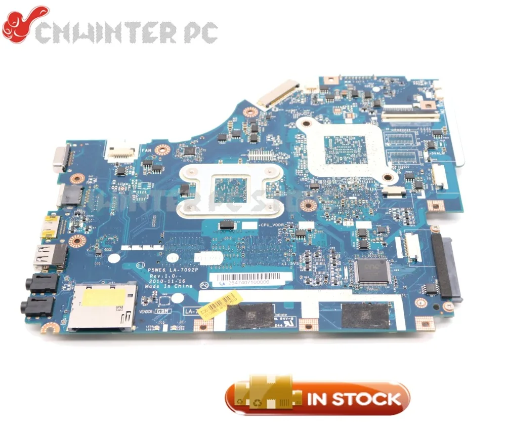 Материнская плата NOKOTION MBNCV02002 MB.NCV02.002 для ноутбука Acer aspire 5253 5250 P5WE6 LA 7092P DDR3