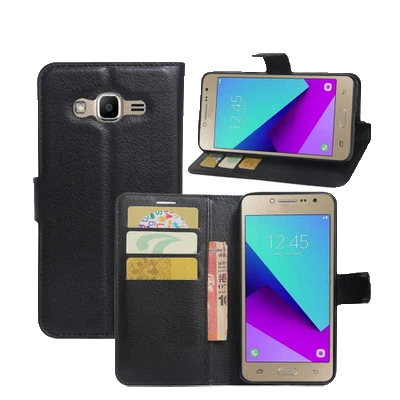 Чехол из искусственной кожи для Samsung J1 2 3 5 7 Prime чехол с откидной подставкой