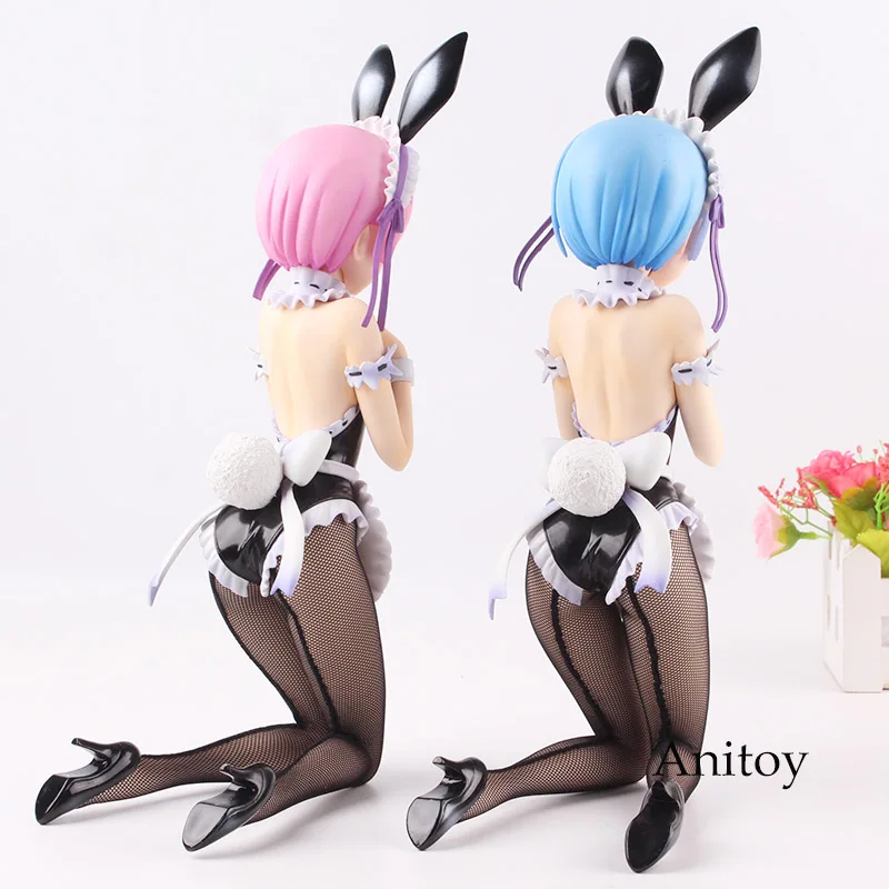 Re: жизнь в другом мире от Zero Rem/Ram Bunny Ver. ПВХ кролик девочка кукла Фигурка Коллекция Модель игрушки