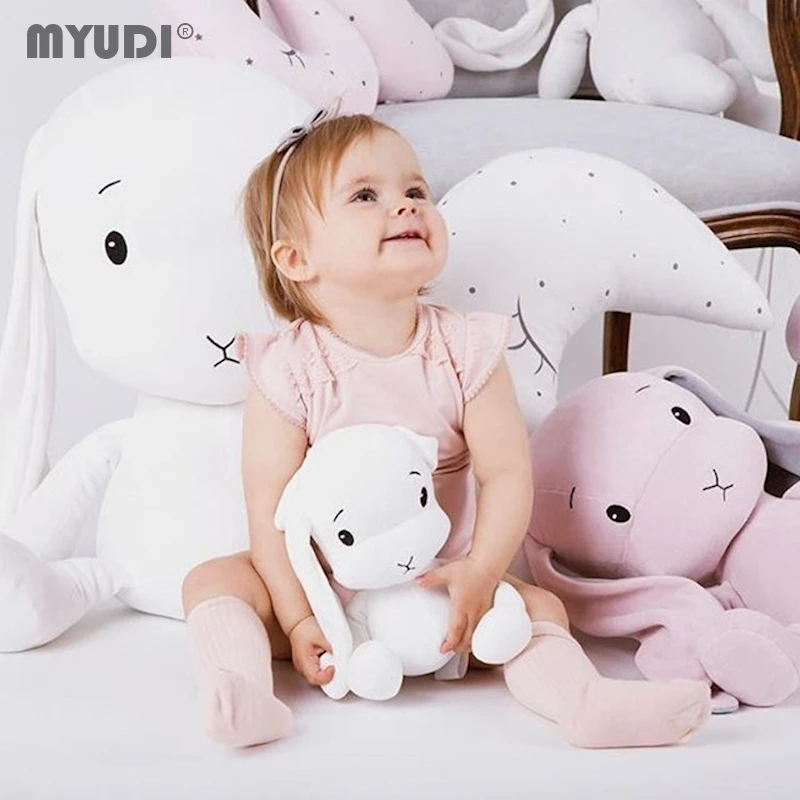 Детские мягкие игрушки kawaii Lucky Rabbit Calm Подушка для сна детей Рождественский