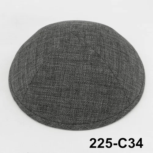 Кепка Kippot kippa Kippah19cm, Шапка-бини Yarmullka, шапка Kipa yarmulke skull - Цвет: 225C34