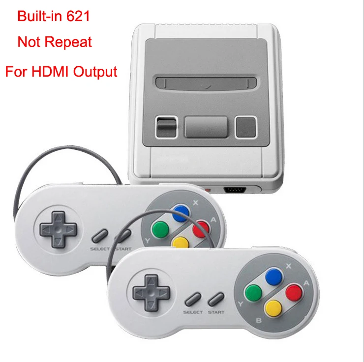 Новинка 2019 621 игр детство ретро Классическая Мини-Консоль 4K TV HDMI 8 бит портативная