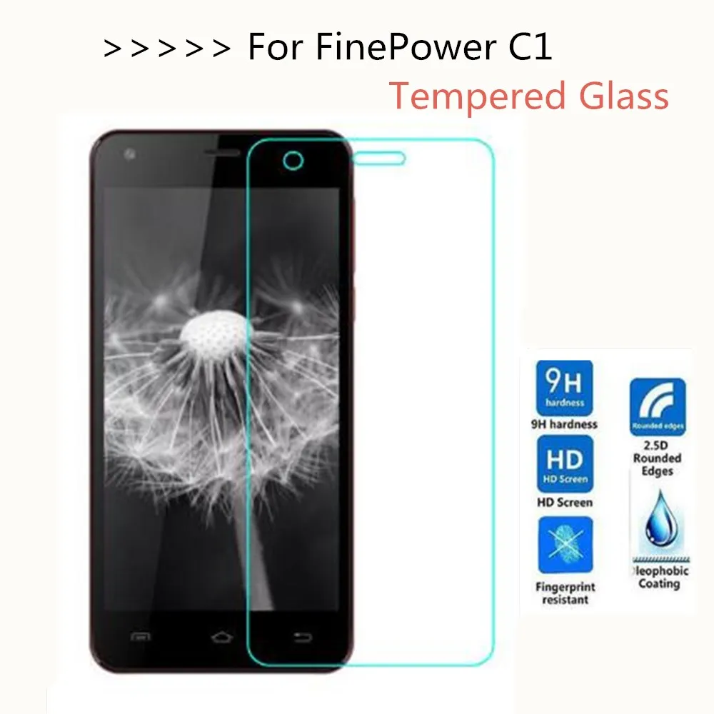 Закаленное стекло премиум класса для FinePower C1 2.5D 0 26 мм 9H Защитная пленка экрана