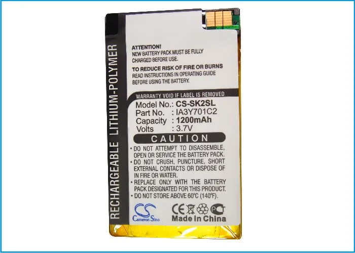 Аккумулятор Cameron Sino 1200 мАч IA3Y701C2 для Sharp PV 100TG Hip Top Danger 2 T Mobile Sidekick II|Аккумуляторы