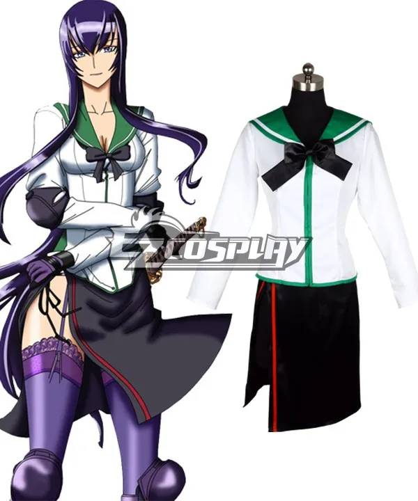 Highschool of the Dead Saeko Busujima Cosplay Costume F008