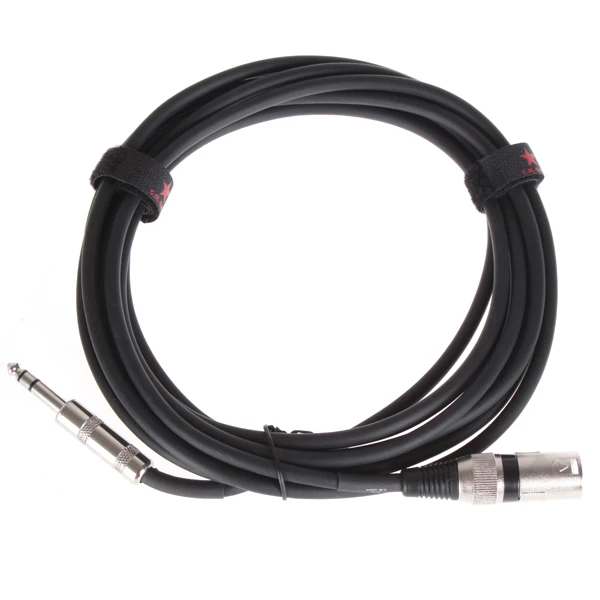 JOYO CM-08 15ft Shielded Balanced XLR to 6.3mm Plug Guitar Instrument Cable Connecting Wire Parts Accessories | Спорт и развлечения