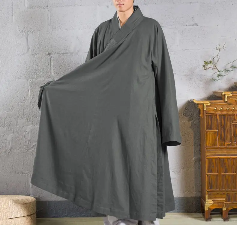 Зимнее и осеннее теплое женское платье унисекс shaolin монашеские костюмы zen kung fu