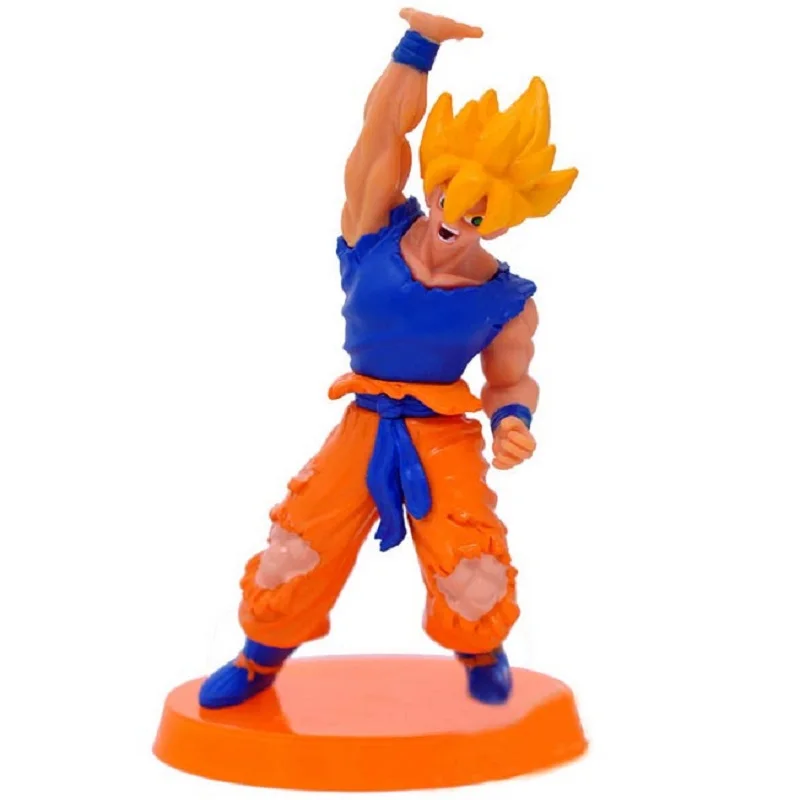 1 комплект 6 шт. персонаж Dragon Ball ПВХ фигурка модель игрушки Diy Son Goku Piccol дисплей
