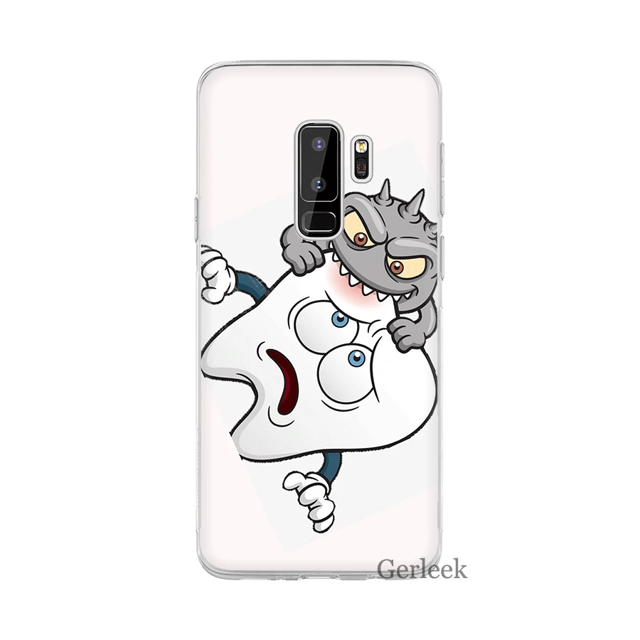 Desxz Dentista футляр для зубных протезов Samsung Galaxy S3 S4 S5 S6 S7 Edge S8 S9 S10 Plus S10e | Мобильные