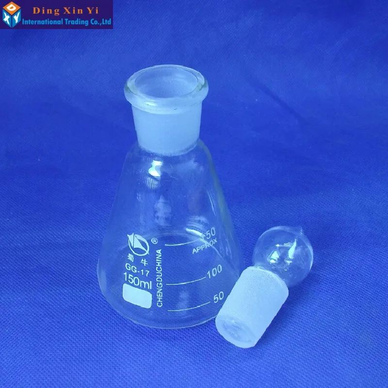 1 шт. стеклянная коническая колба 150 мл|glass flask|glass magnesiumglass liquor flask |