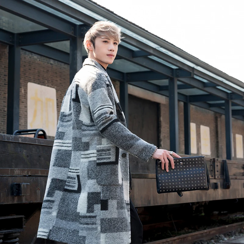 Новинка 2018 года стильные зимние пальто мужские повседневные деловой плотный