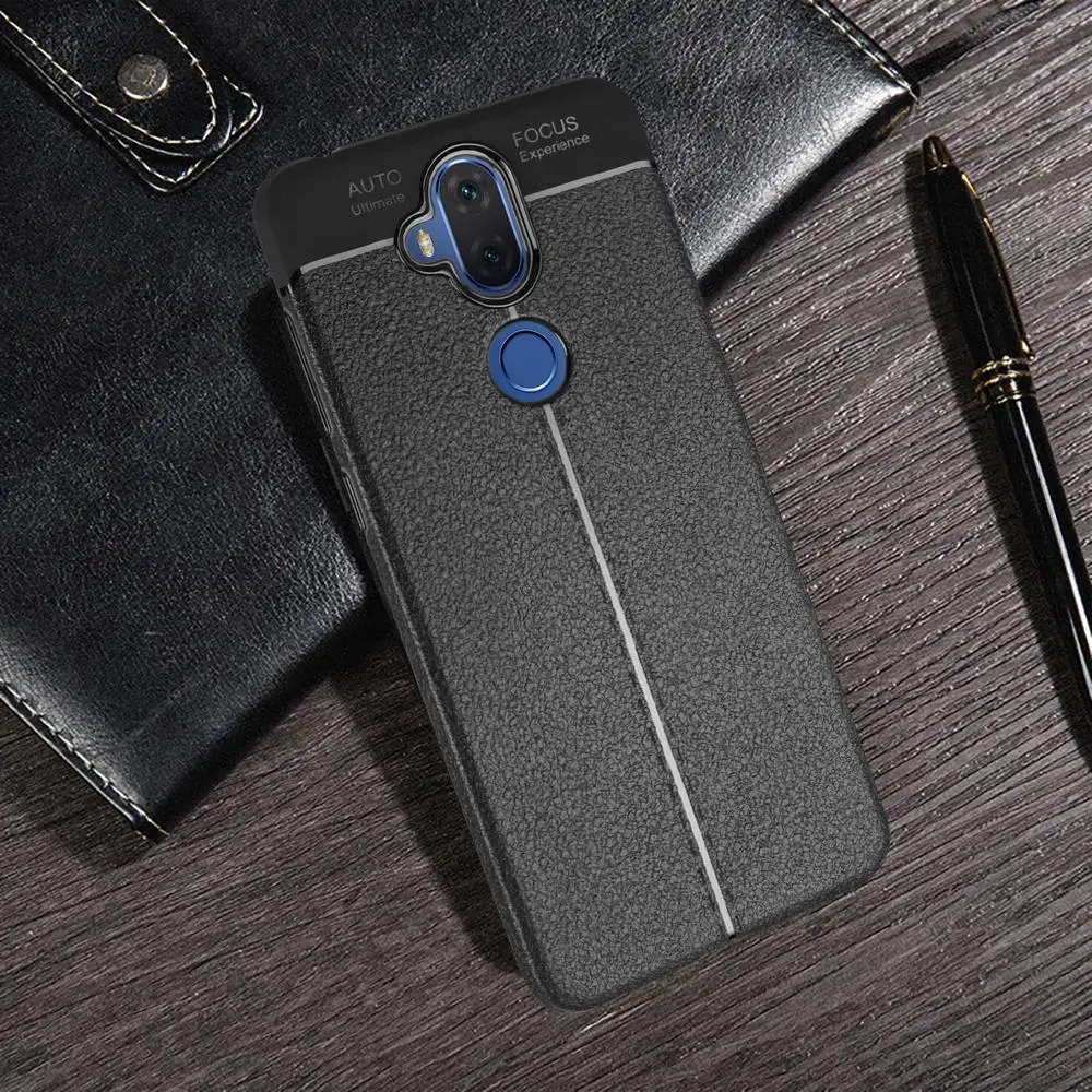 for Asus Zenfone 5 Lite ZC600KL Case Slim Leather Pattern Shockproof Protective Cover Rubber Silicone TPU Soft Armor Phone Shell |