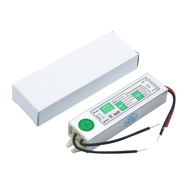 

SZYOUMY Waterproof IP67 LED Light strip CCTV Driver Transformer Power Supply Adapter DC12V 15W Free Ship to Puerto Rico