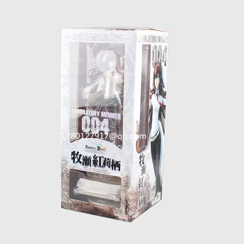 Экшн-фигурка из ПВХ Steins Gate Game Makise Kurisu член лаборатории № 1/8 Коллекционная модель